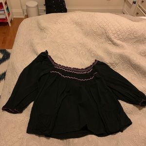 Free people bohemian cropped top